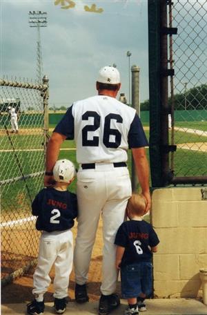 Jung at Mac with boys when they were little